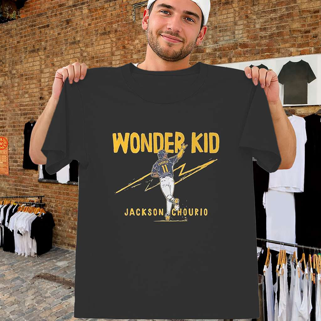 Wonder Kid Shirt Jackson Chourio Milwaukee Baseball Tee Milwaukee Brewers Merch