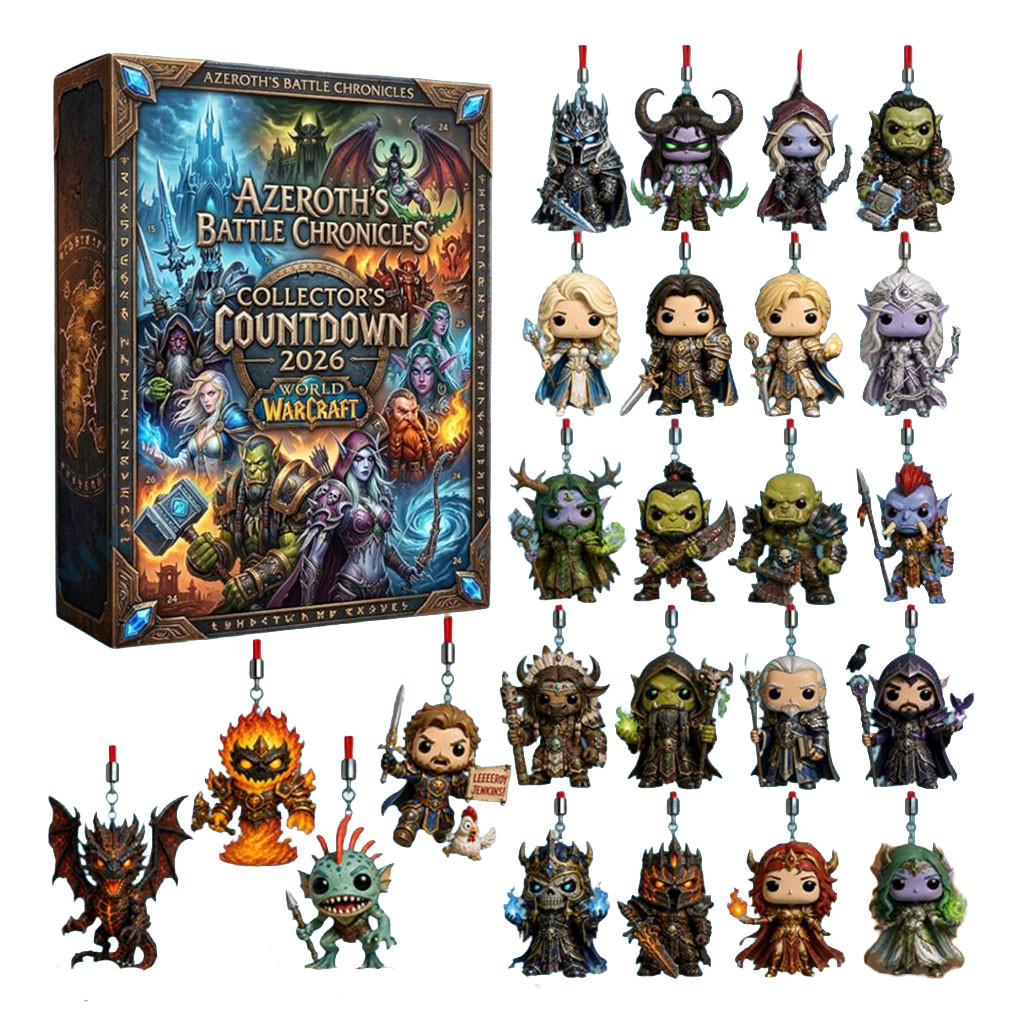 World Of Warcraft Azeroth's Battle Chronicles 2026 Ornaments Advent Calendar Christmas Countdown World Of Warcraft Azeroth's Battle Chronicles 2026 Ornaments Advent Calendar Christmas Countdown