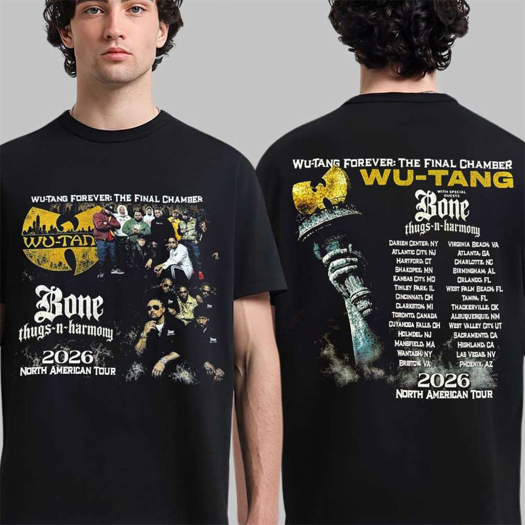 Wu-Tang Clan Merch The Final Chamber 2026 North America Tour T-Shirt Hip Hop Fan Gifts Wu-Tang Clan Merch The Final Chamber 2026 North America Tour T-Shirt Hip Hop Fan Gifts