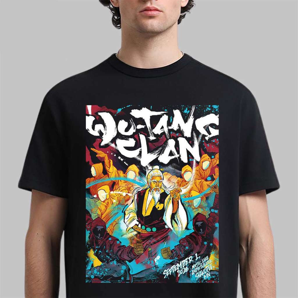 Wu-Tang Clan Shakopee MN 2026 Concert T-Shirt Wu-Tang Clan Merch Gifts For Fans