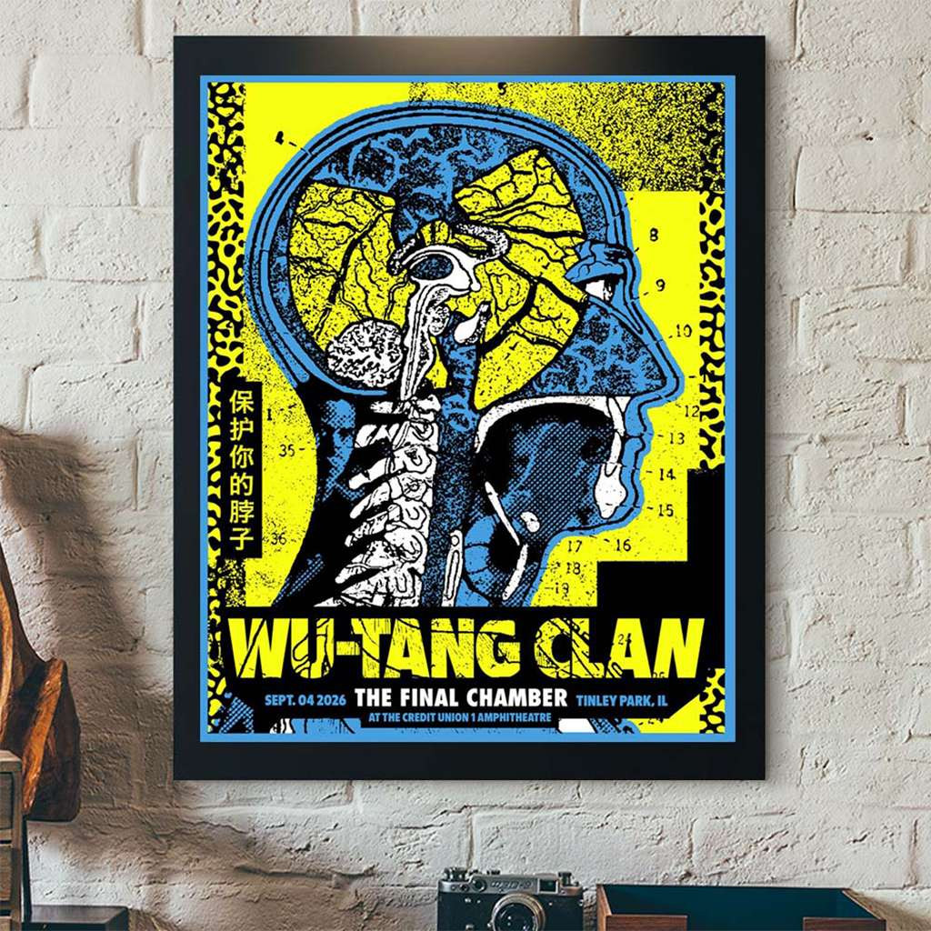 Wu-Tang Clan Tinley Park IL 2026 Poster Wu-Tang Clan Merch Bedroom Wall Decor Wu-Tang Clan Tinley Park IL 2026 Poster Wu-Tang Clan Merch Bedroom Wall Decor