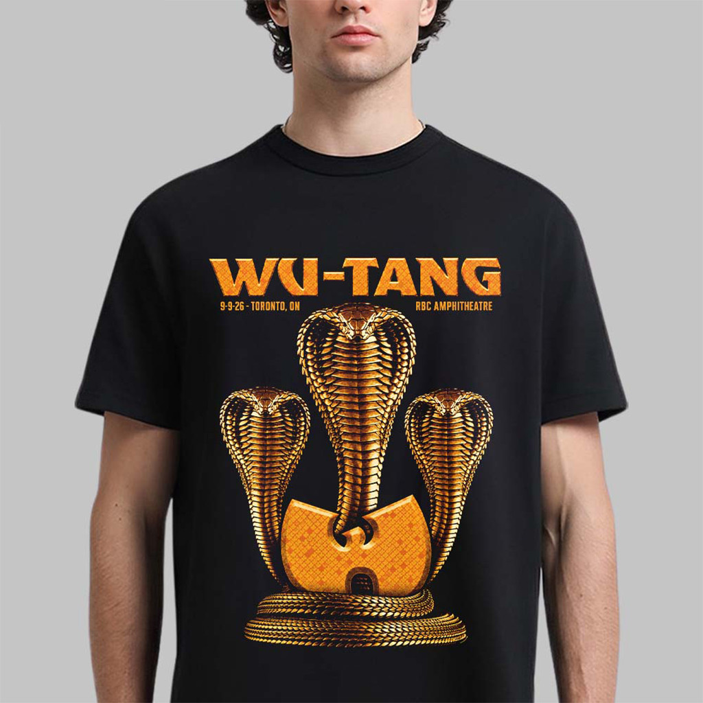 Wu-Tang Clan Toronto ON 2026 Event Poster T-Shirt Black Wu-Tang Clan Merch Gift For Fans