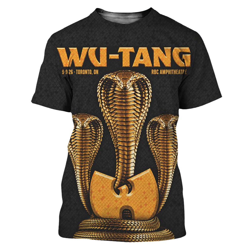 Wu-Tang Clan Toronto ON 2026 Event Poster T-Shirt Wu-Tang Clan Merch Gift For Hip Hop Fans