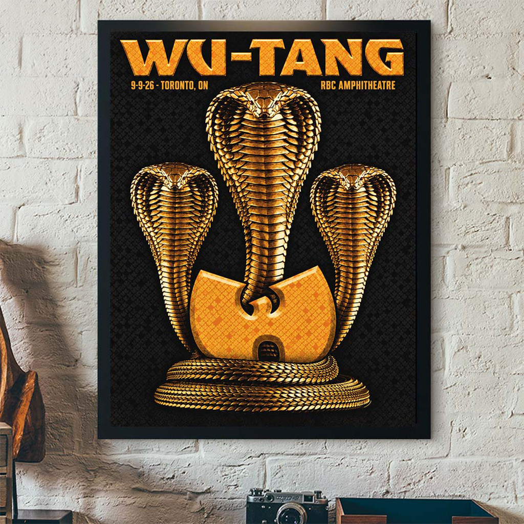 Wu-Tang Clan Toronto ON 2026 Event Poster Wu-Tang Clan Merch Home Decor Gift For Hip Hop Lover