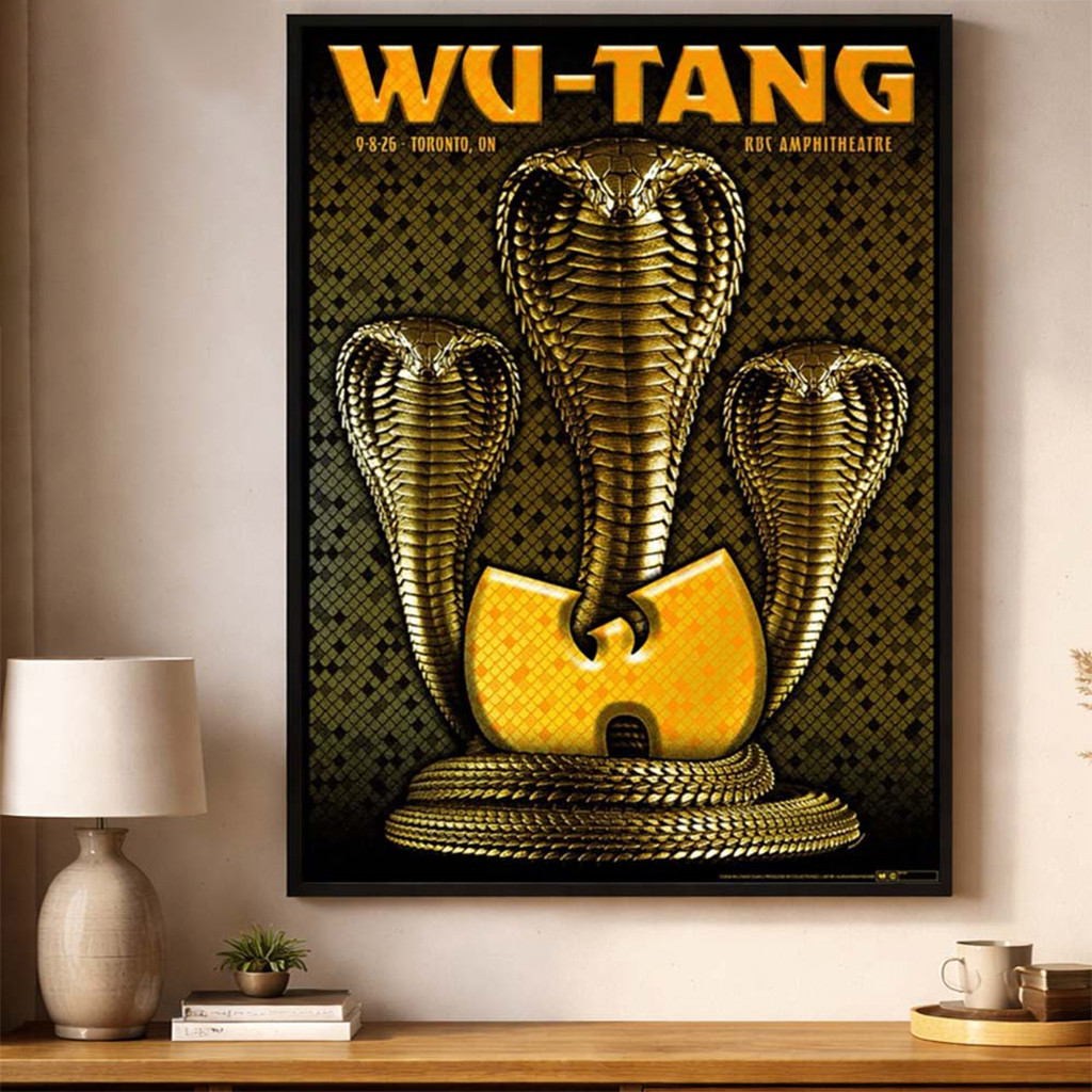 Wu Tang Clan Toronto ON The Final Chamber Tour 2026 Poster Wu Tang Clan Merch Home Decor