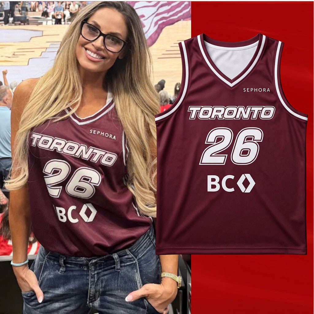 WWE Famer Trish Stratus Toronto Tempo Explorer Edition Basketball Jersey WWE Merch Fan Gear WWE Famer Trish Stratus Toronto Tempo Explorer Edition Basketball Jersey WWE Merch Fan Gear
