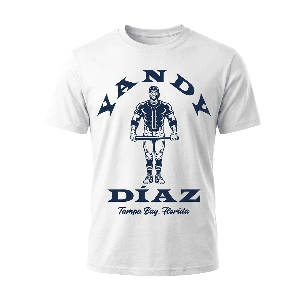 Yandy Diaz Strong Hitter Shirt Tampa Bay Rays Merch Gifts For Baseball Fans