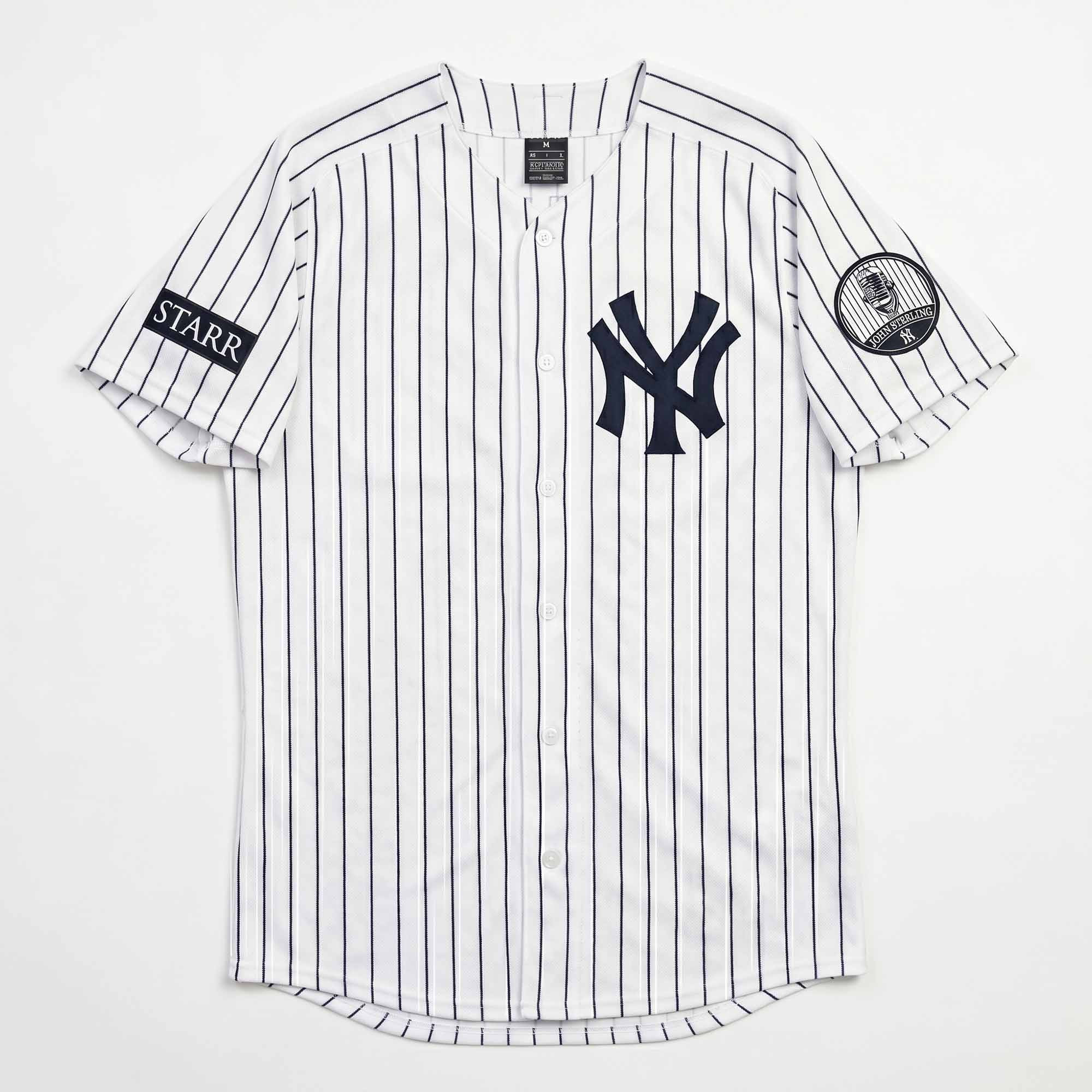 Yankees John Sterling Memorial Patch 2026 Jersey