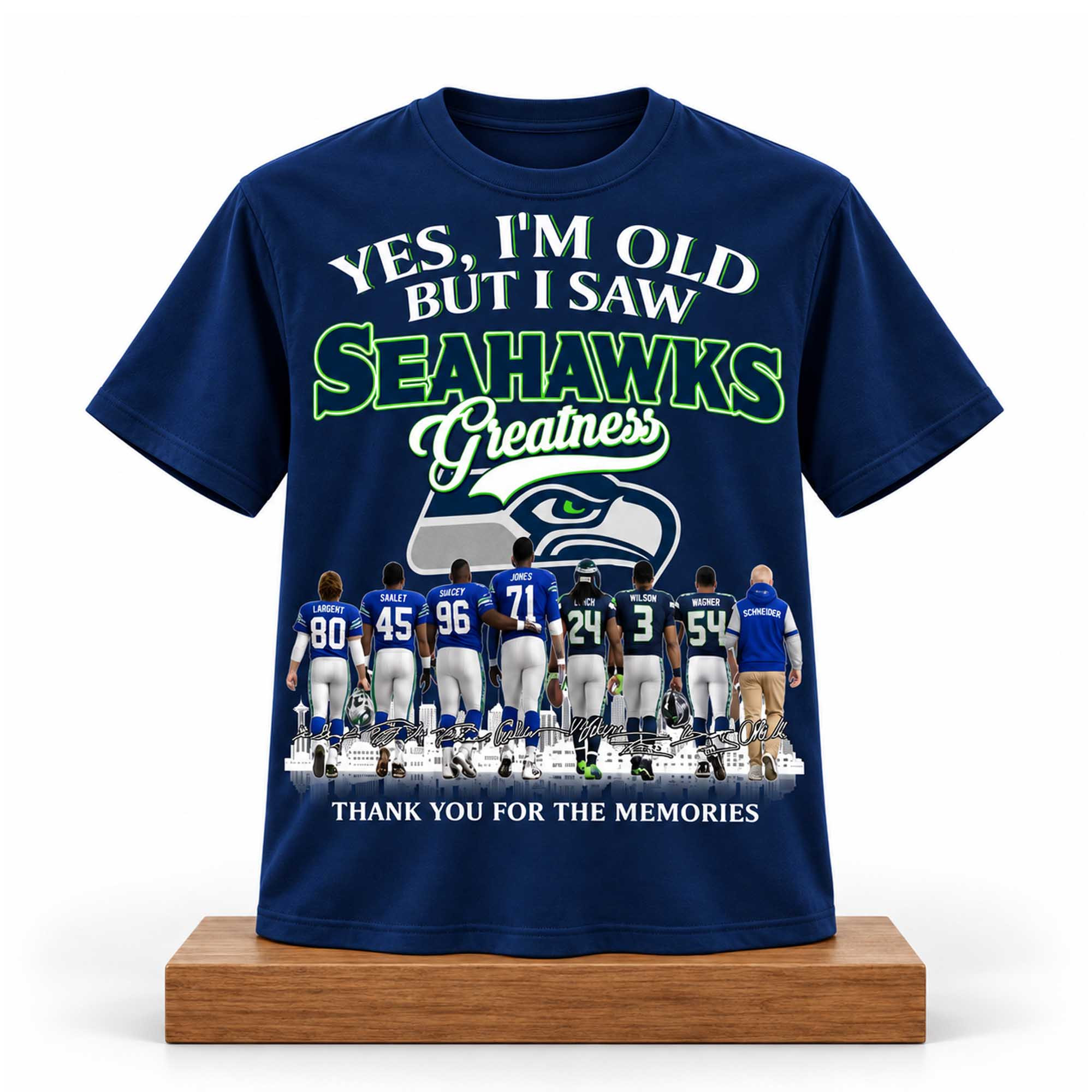 Yes I'm Old But I Saw Seahawks Greatness Shirt Seattle Seahawks Merch Presents For Football Fans Yes I'm Old But I Saw Seahawks Greatness Shirt Seattle Seahawks Merch Presents For Football Fans