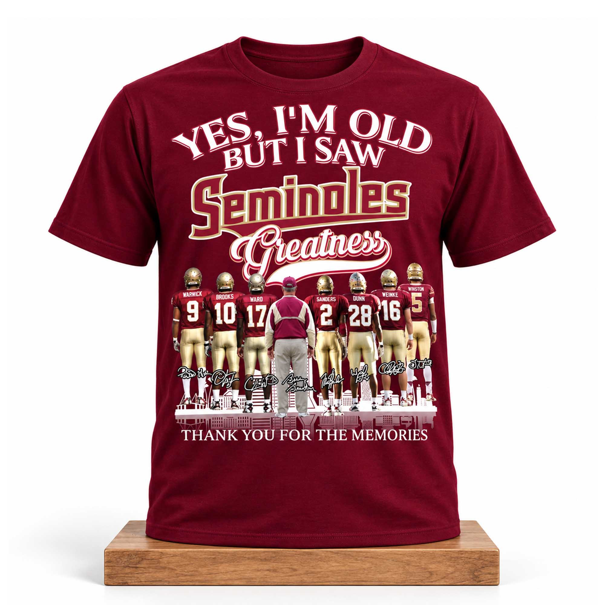 Yes I'm Old But I Saw Seminoles Greatness Shirt Florida State Seminoles Merch Presents For Fans Yes I'm Old But I Saw Seminoles Greatness Shirt Florida State Seminoles Merch Presents For Fans