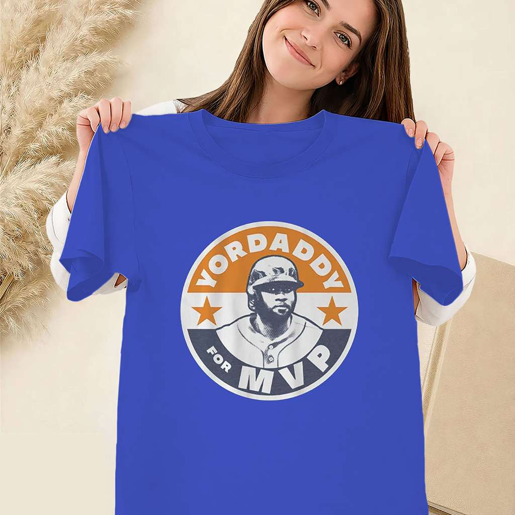 Yordaddy For MVP Shirt Yordan Alvarez Houston Astros Merch Presents For Baseball Fans