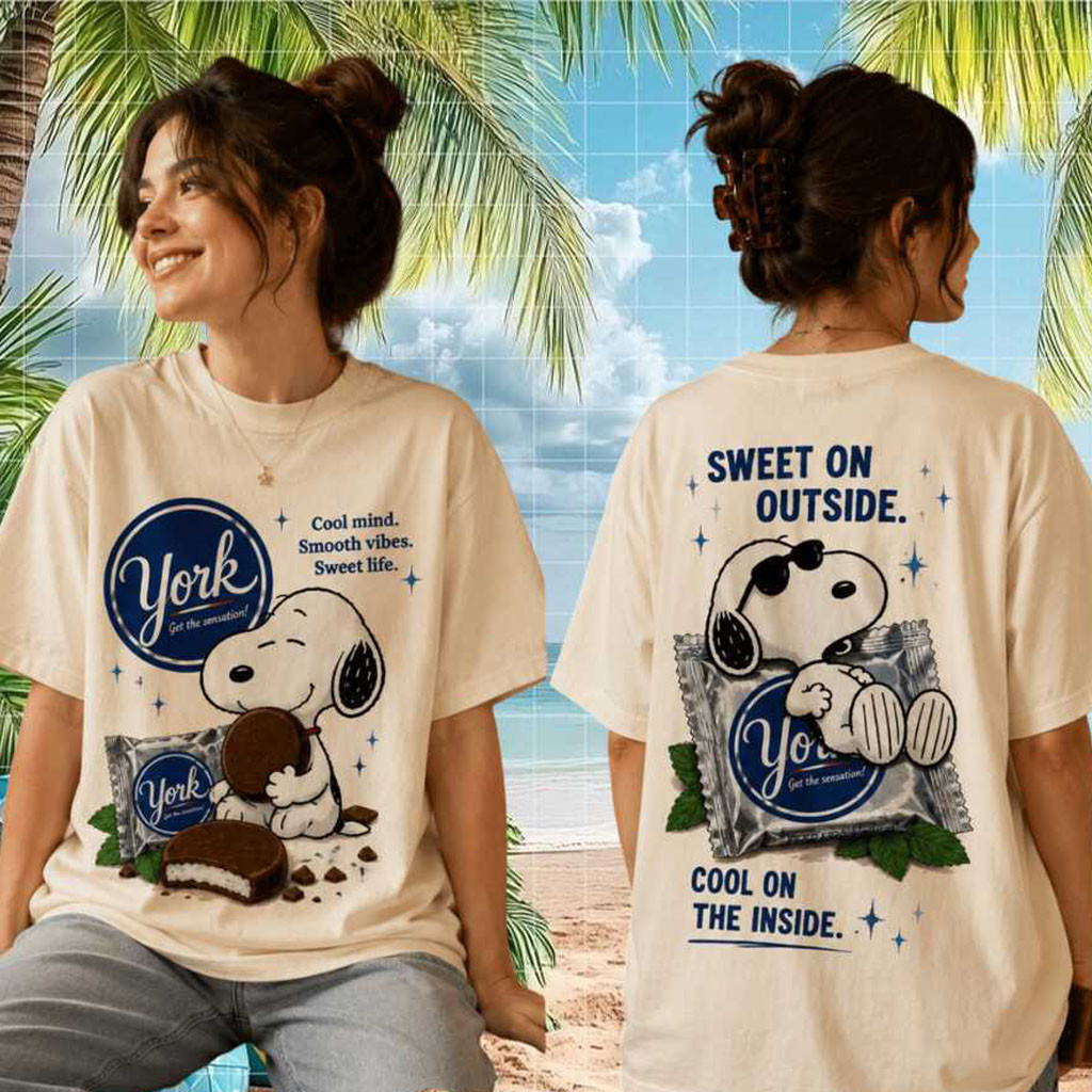York Peppermint Pattie Snoopy Cool Mind Sweet Life Shirt Cute Snoopy T-Shirt Her Gift