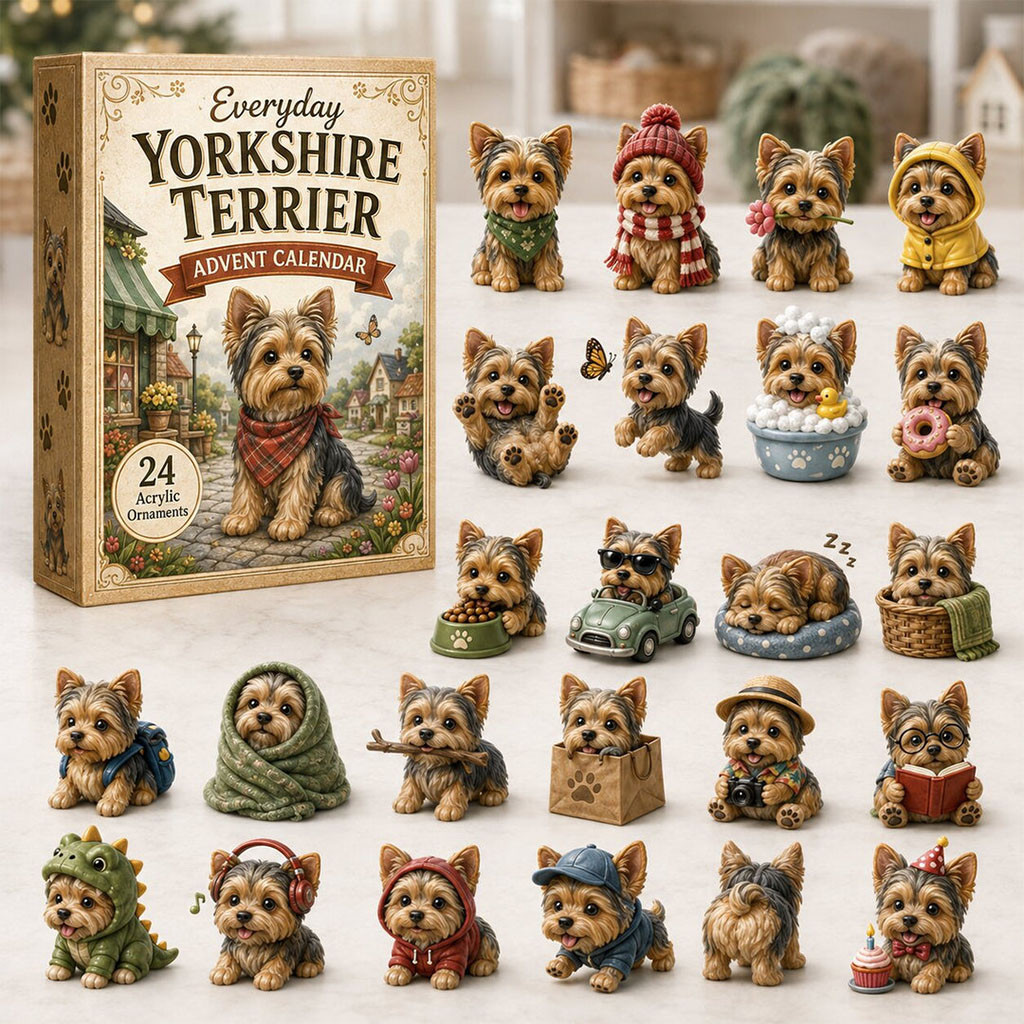 Yorkshire Terrier Advent Calendar 2026 24 Days Christmas Mystery Ornaments Yorkie Lover Holiday Gift Yorkshire Terrier Advent Calendar 2026 24 Days Christmas Mystery Ornaments Yorkie Lover Holiday Gift