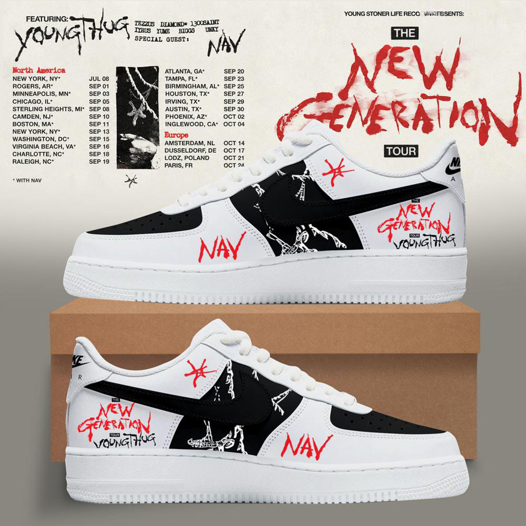 Young Thug x The New Generation World Tour 2026 Shoes Young Thug Merch Gifts For Fans