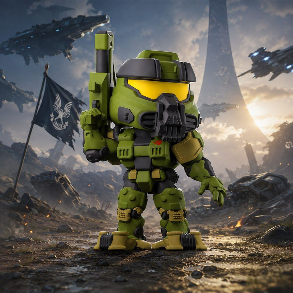 Youtooz Halo Master Chief Funko Pop 2026 Gaming Collectible Figure Gifts For Halo Fans