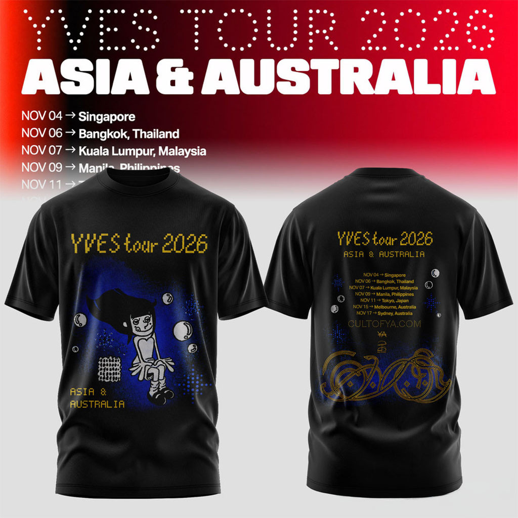 Yves Merch LOONA Yves Tour 2026 Asia And Australia Pixelated Character Shirt Music Lover Gifts