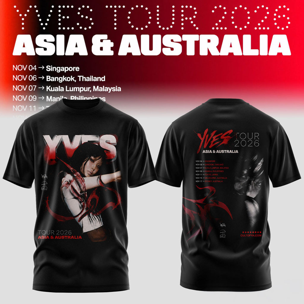 Yves Merch LOONA Yves Tour 2026 Asia And Australia Shirt Black Gifts For Music Enthusiasts Yves Merch LOONA Yves Tour 2026 Asia And Australia Shirt Black Gifts For Music Enthusiasts
