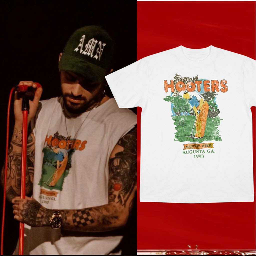 Zayn Malik Hooters Masters Week Augusta Ga 1993 Golf Shirt Zayn Merch Gifts For Friends