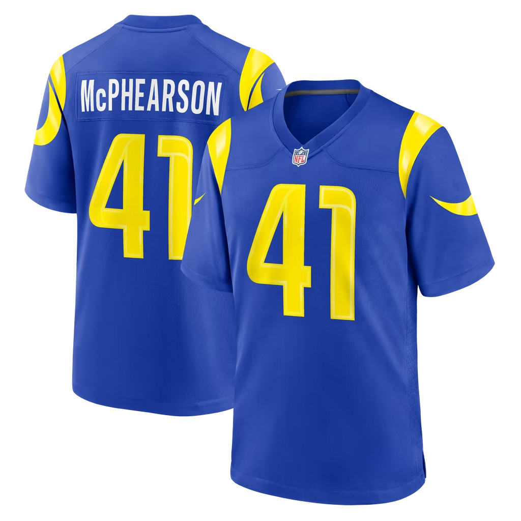Zech McPhearson Jersey Shirt Los Angeles Rams Merch #41 LA Rams Team Game Jersey Game Day Gifts Zech McPhearson Jersey Shirt Los Angeles Rams Merch #41 LA Rams Team Game Jersey Game Day Gifts